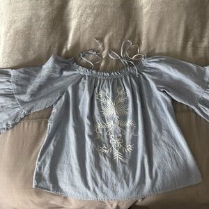 Romeo & Juliet Couture Striped Blouse